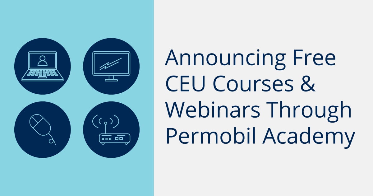 Announcing Free CEU Courses & Webinars Through Permobil Academy